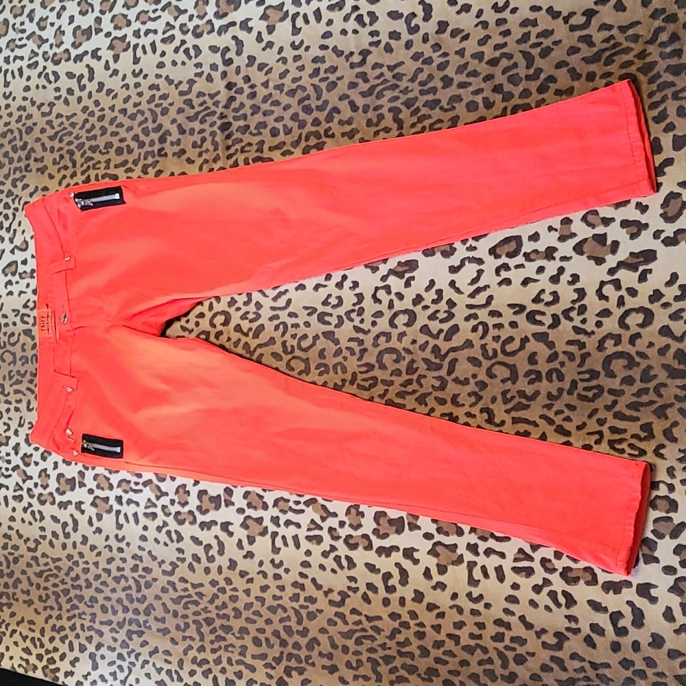 Red skinny Tripp pants